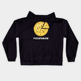 Pizzatarian - Funny Pizza Saying Kids Hoodie